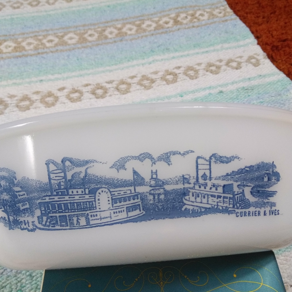VINTAGE 1 QUART BAKE DISH GLASS BAKE - Picture 1 of 13